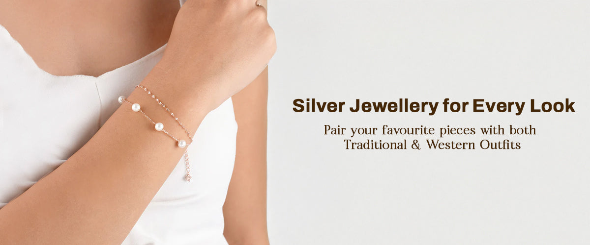 How to Style Silver Jewellery with Sarees, Kurtis & Western Wear