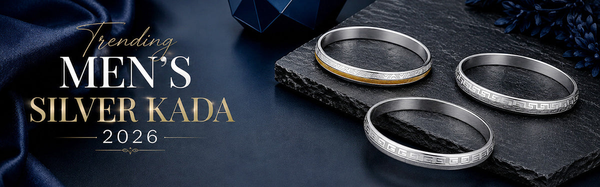 Best Men's Silver Kada in India 2026: Designs and Buying Guide – Touch925
