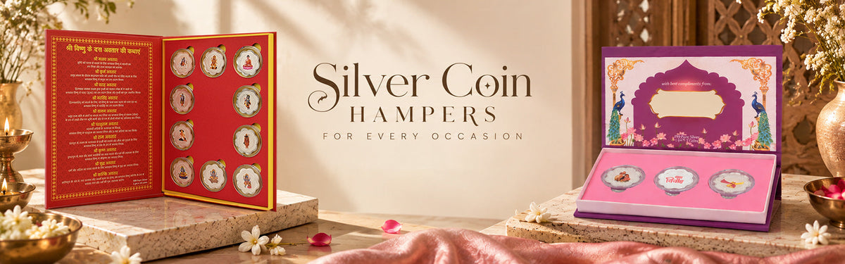 Silver Coin Hampers for Every Occasion: 999 Silver Gifts