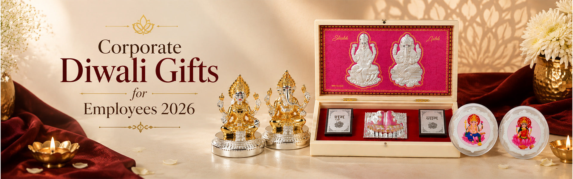 Corporate Diwali Gifts for Employees 2026: Silver Hampers and More – Touch925