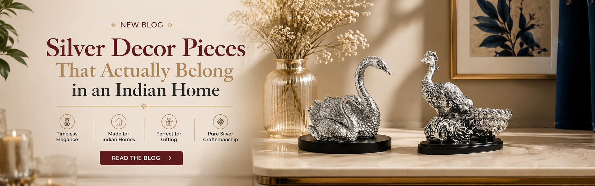 Silver Home Decor Ideas: Elegant & Spiritual Decor for Every Indian Home