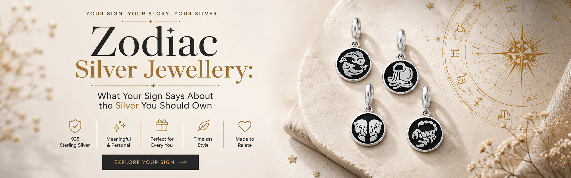 Zodiac Silver Jewellery: What Your Sign Says About the Pieces You Should Wear – Touch925