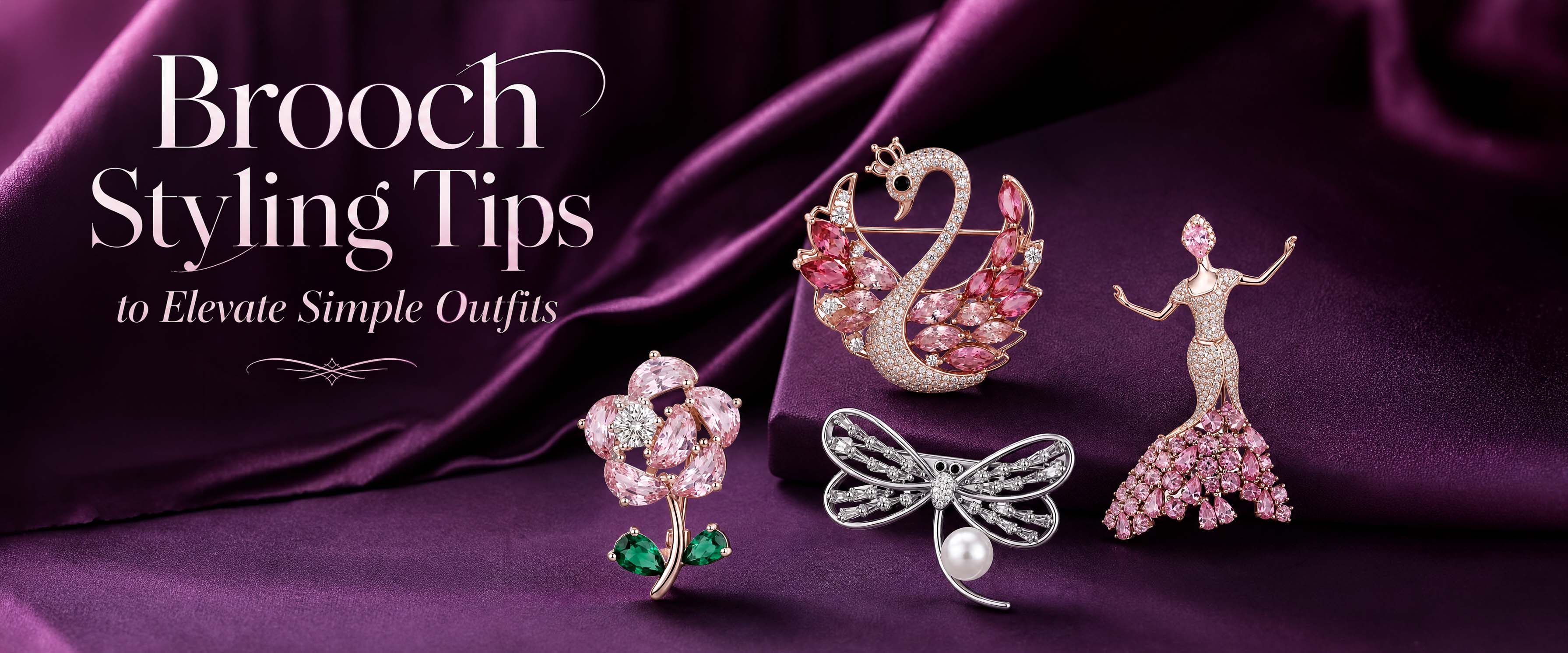 How to Wear a Brooch with Sarees, Blazers, and Dresses