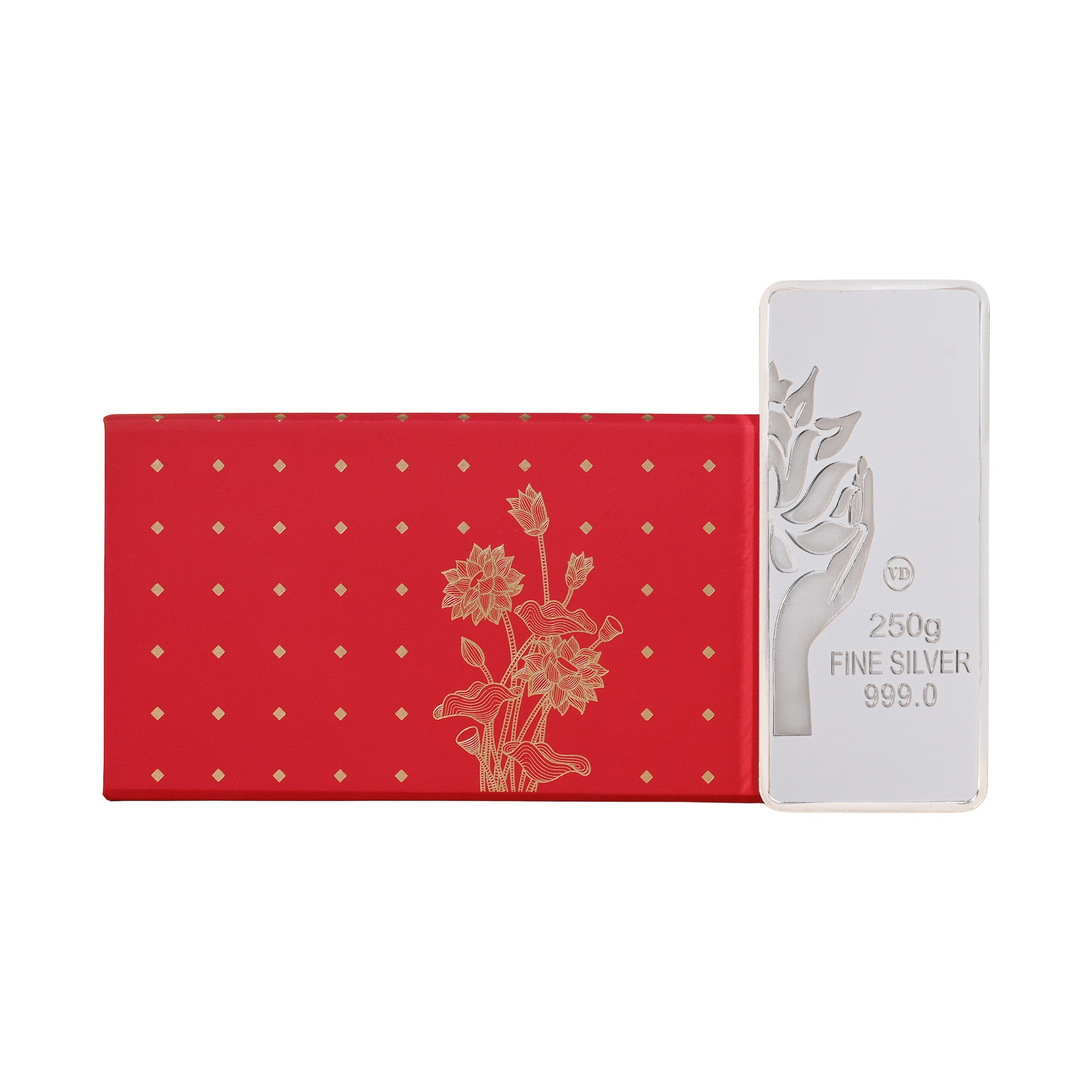999 Silver 250 Grams Bar Banyan Tree Premium Gift Box