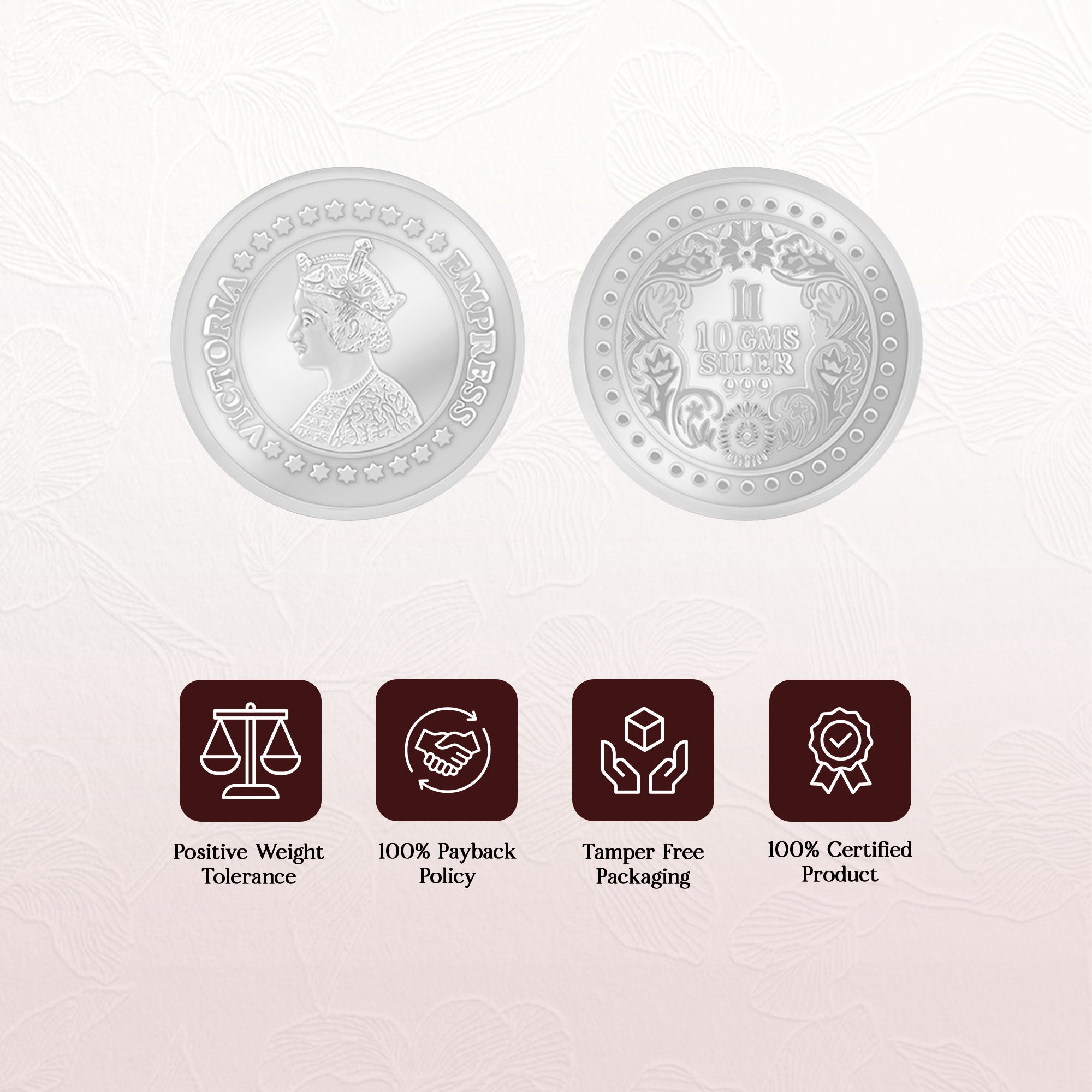 999 Silver Victoria Empress Coin - 10g