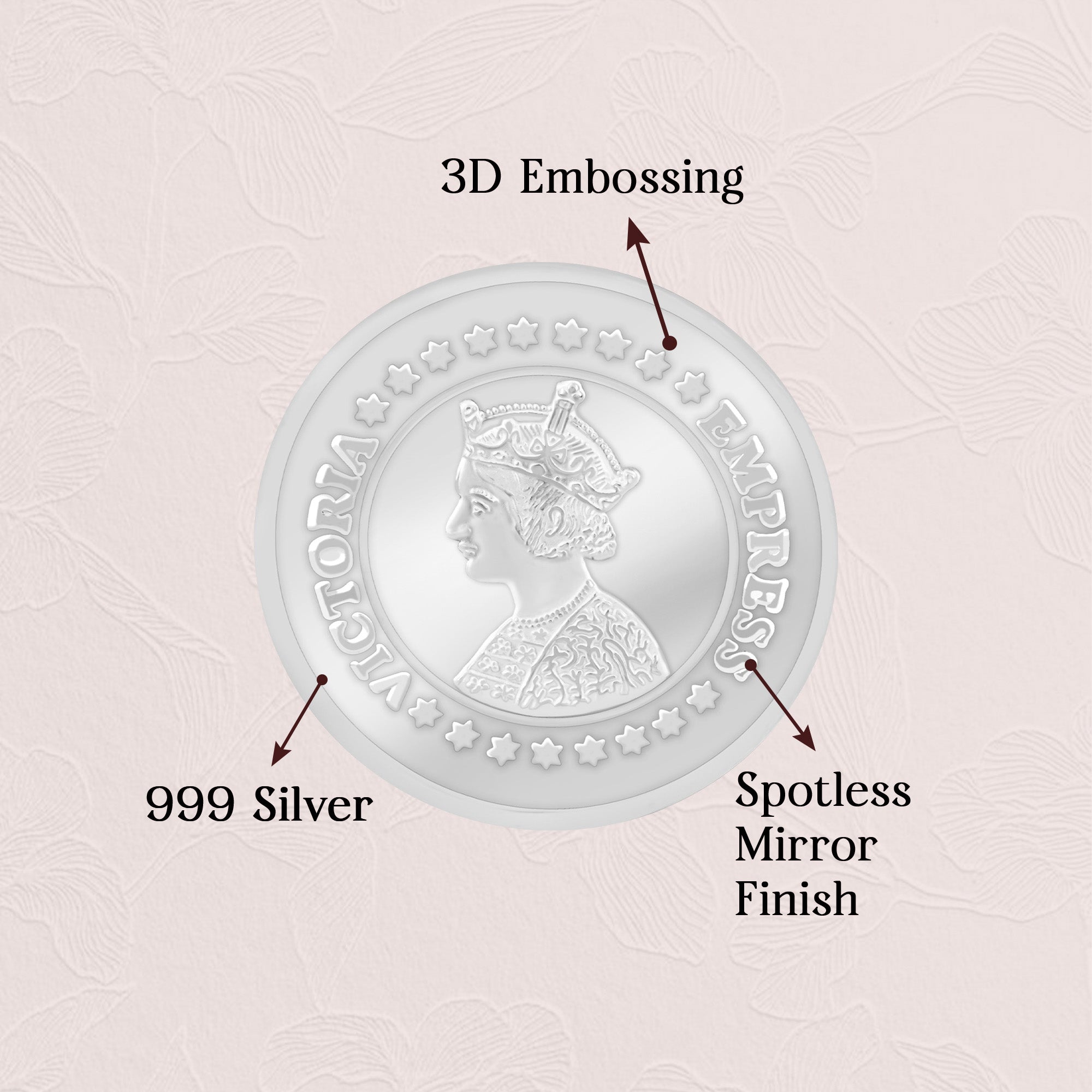 999 Silver Victoria Empress Coin - 10g