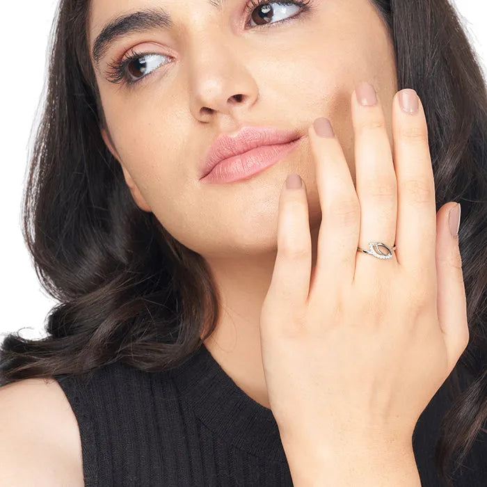 Serene CZ Elegance Silver Ring - Touch925
