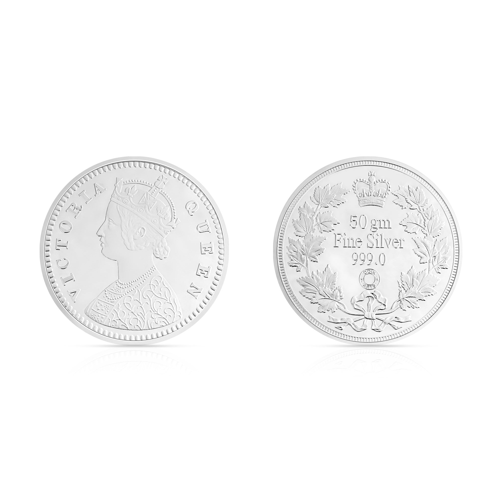 Pure 999 Silver 50g Queen Victoria Coin