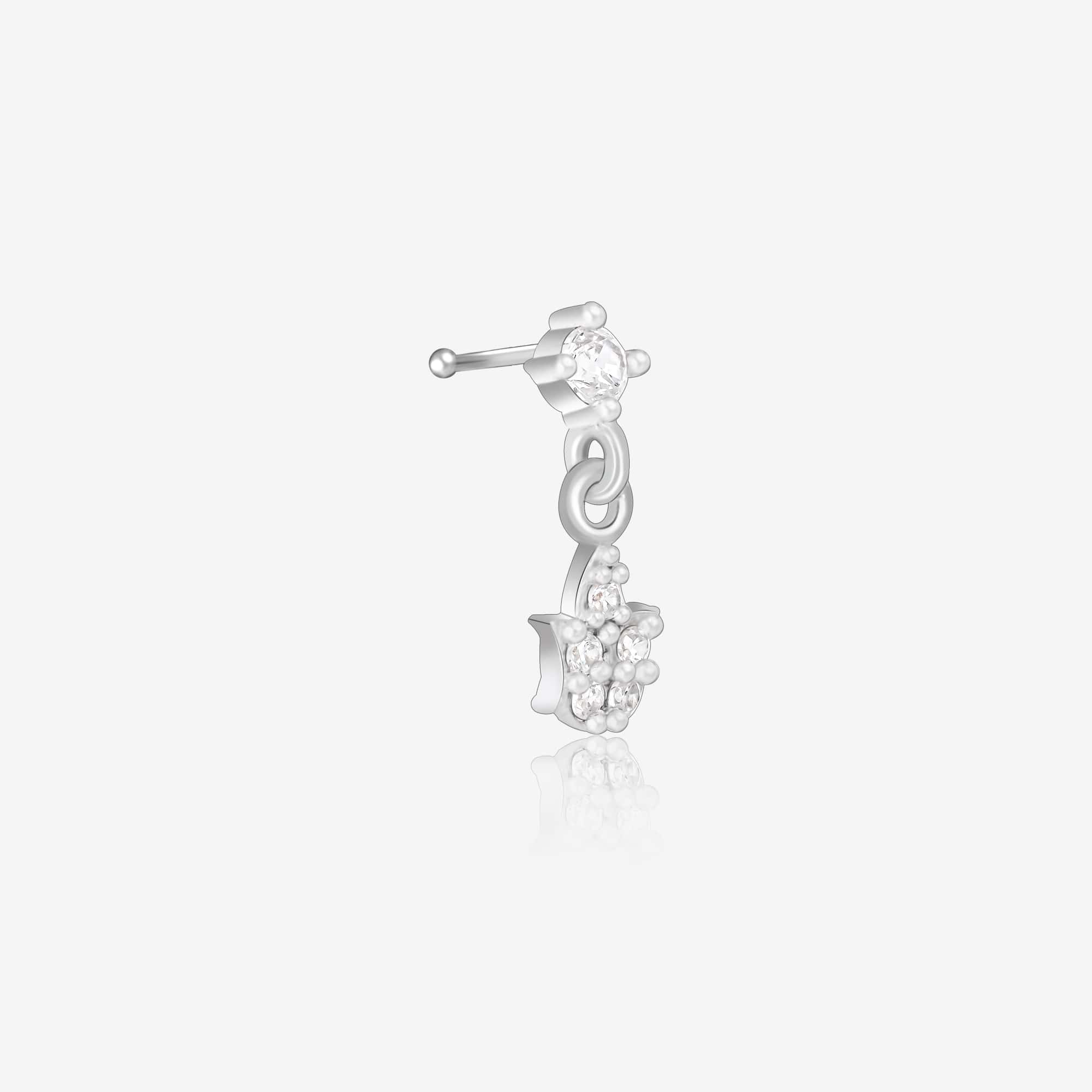 Drop Stone Nose pin