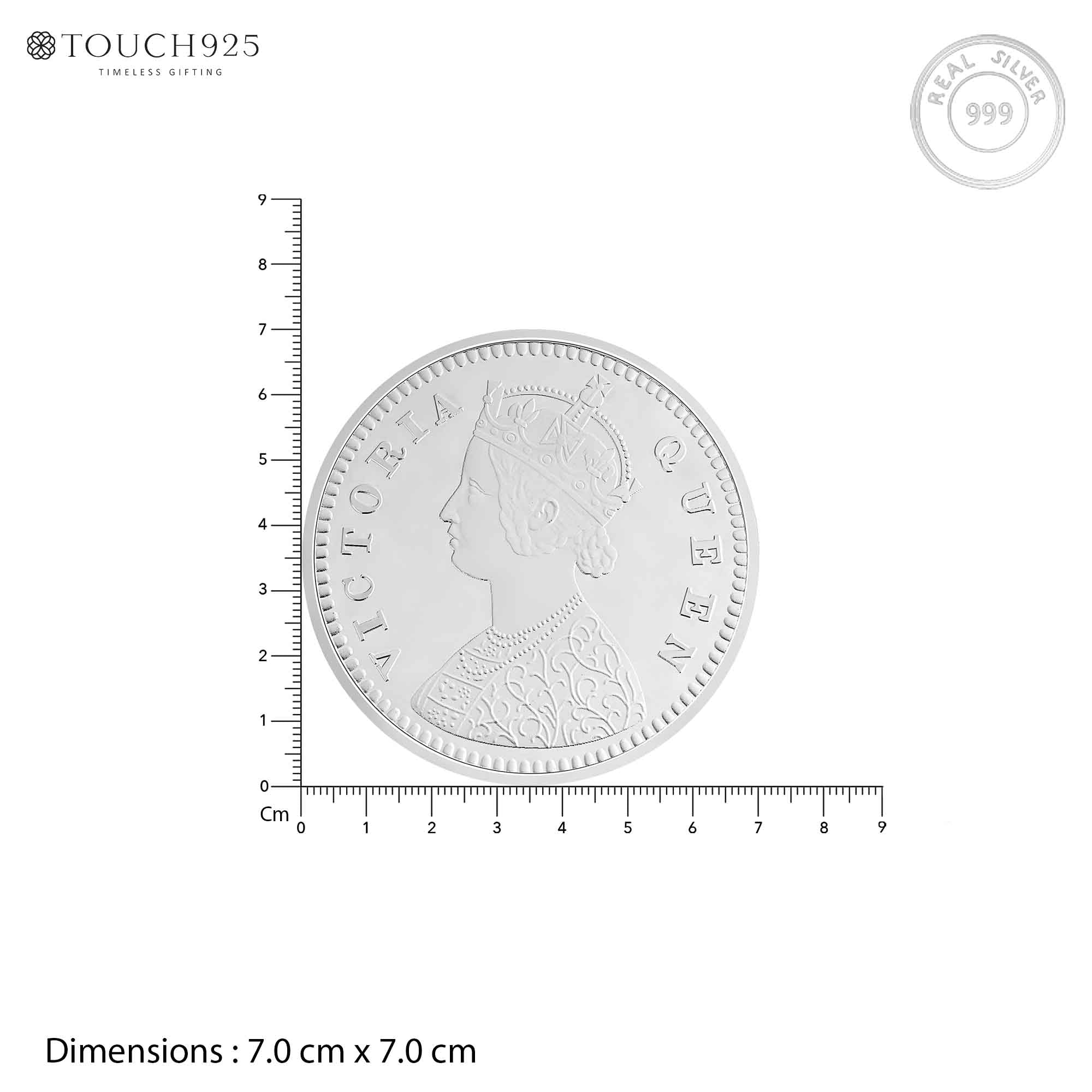 10-100g Queen Victoria Pure 999 Silver Coin