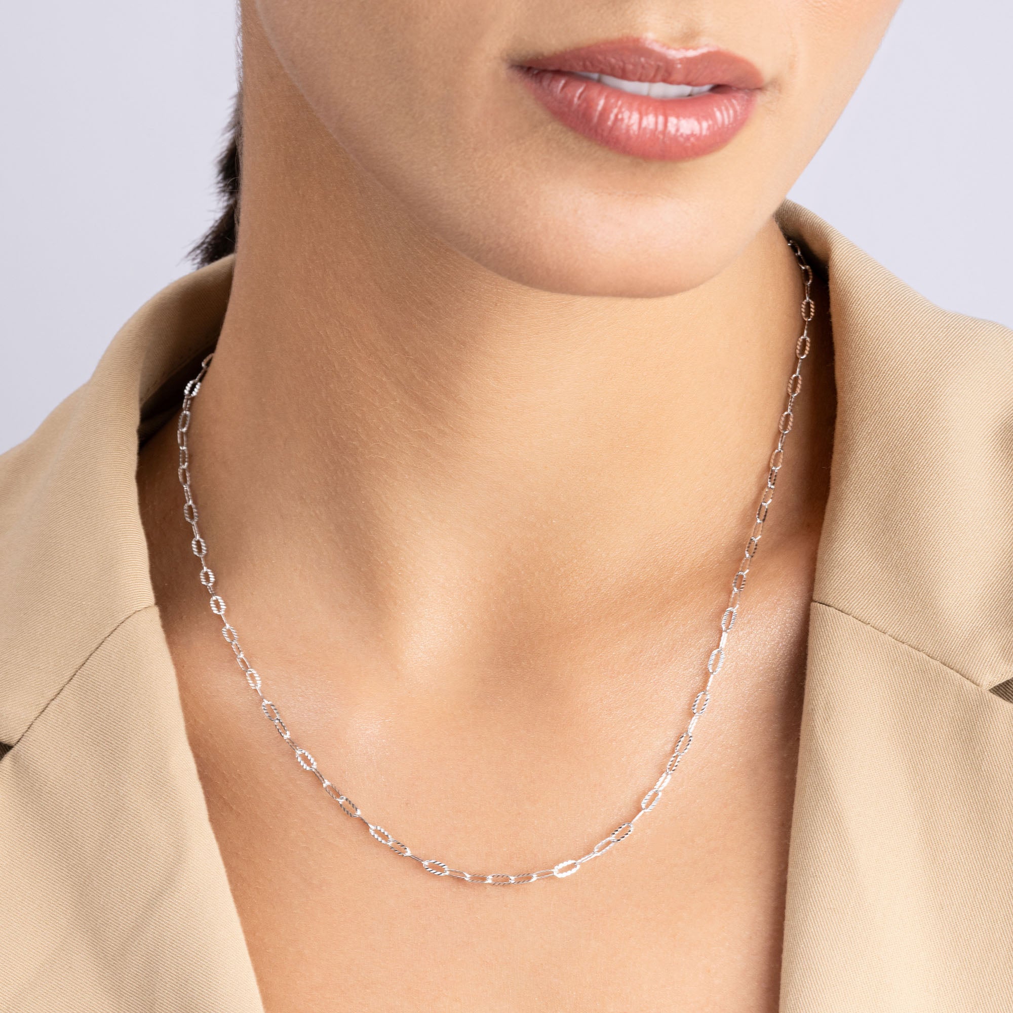 Oval Link Chain for Women
