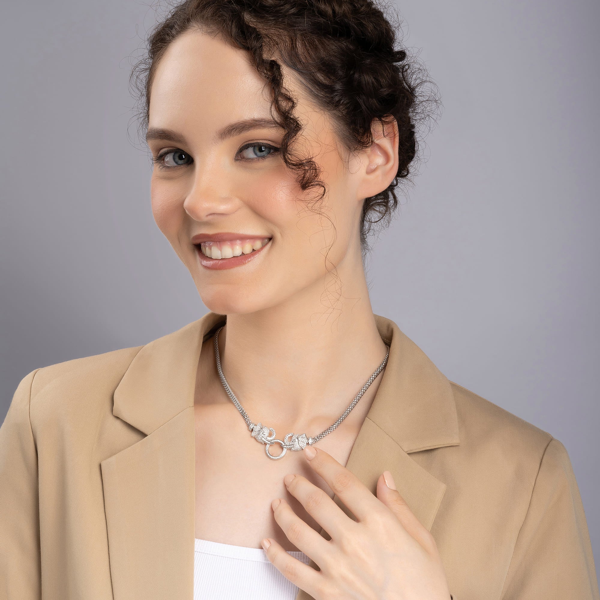 Artisanal Knots Statement Necklace
