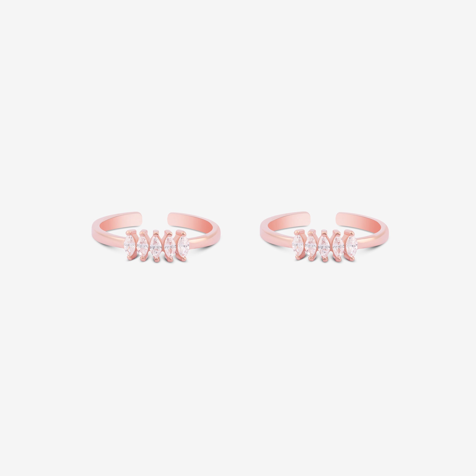 Glint Line Toe Ring