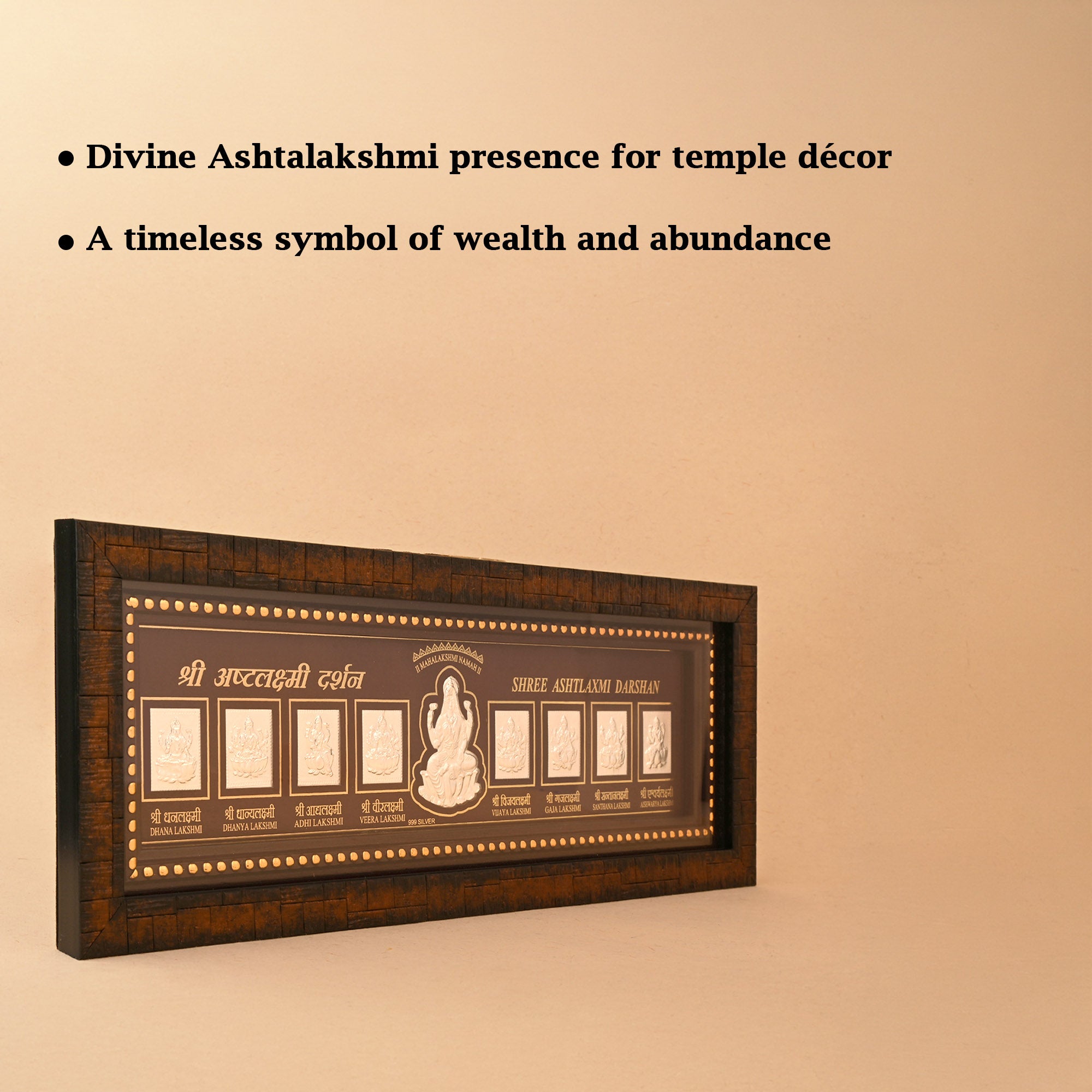 Shree Ashtalakshmi 999 Silver Frame