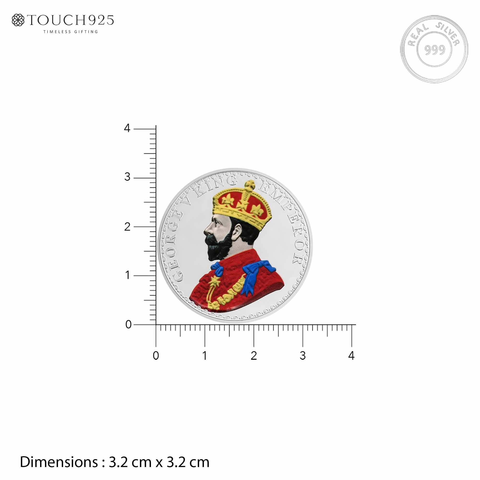 10-20g King George 999 Silver Coin