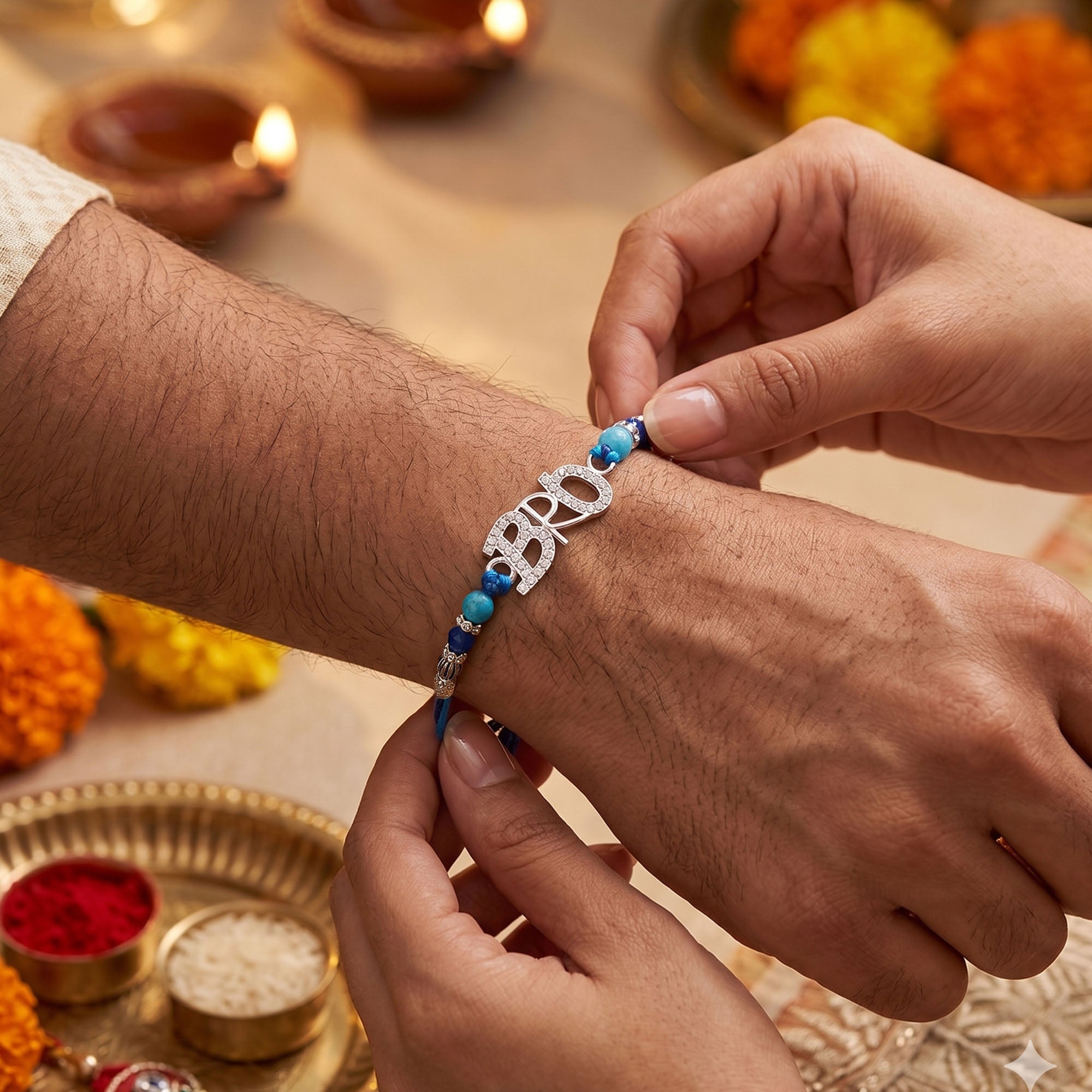 Charm Stylish Thread Rakhi