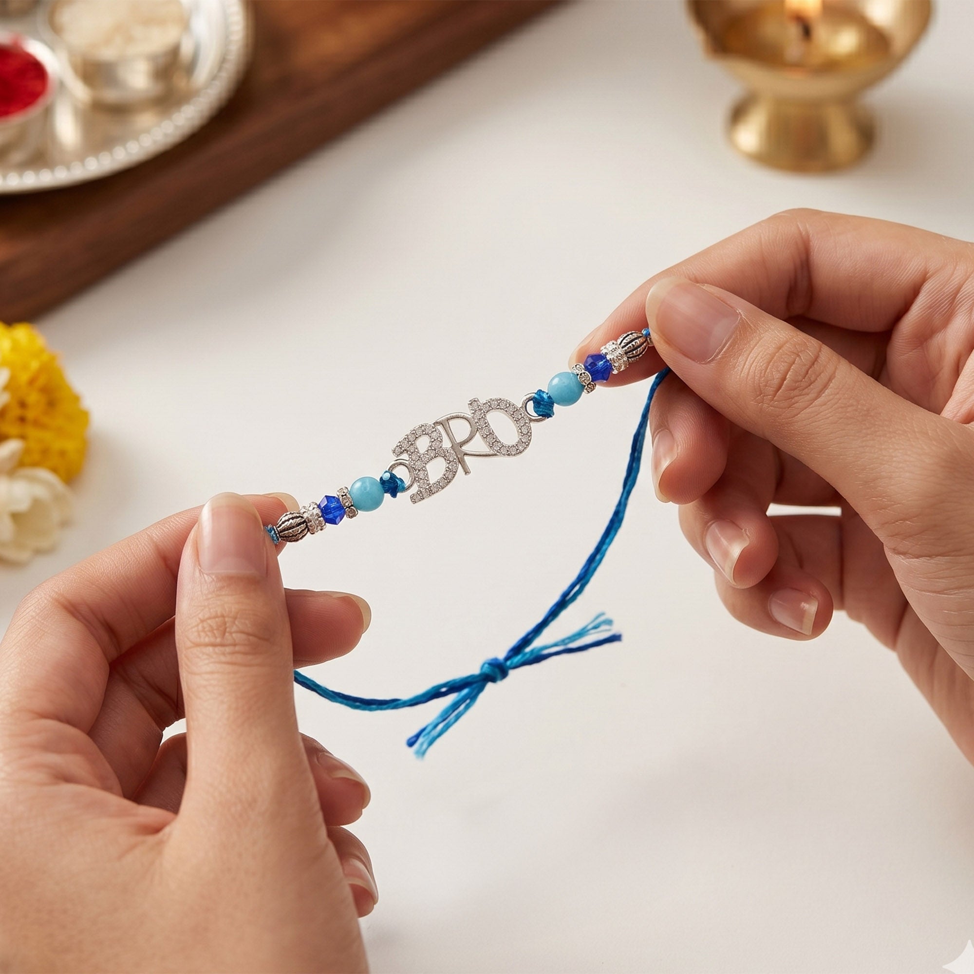 Charm Stylish Thread Rakhi