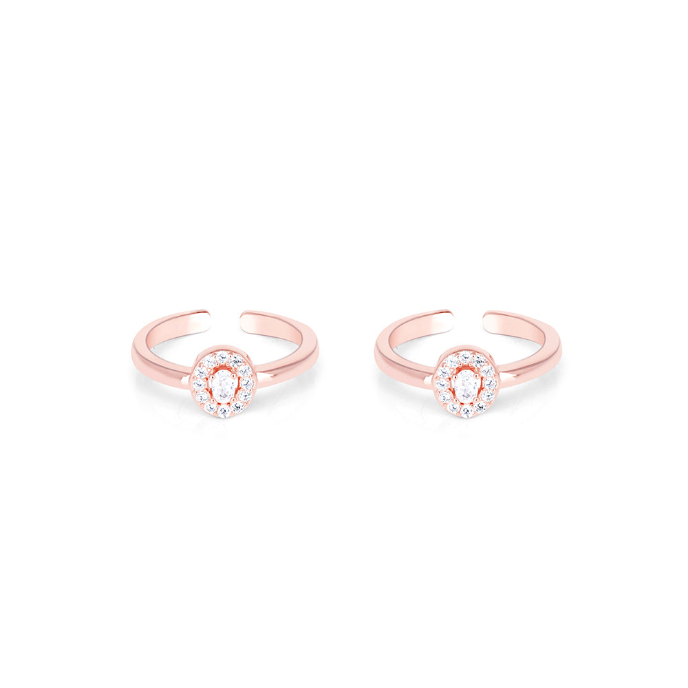 Centered Stone Toe Ring