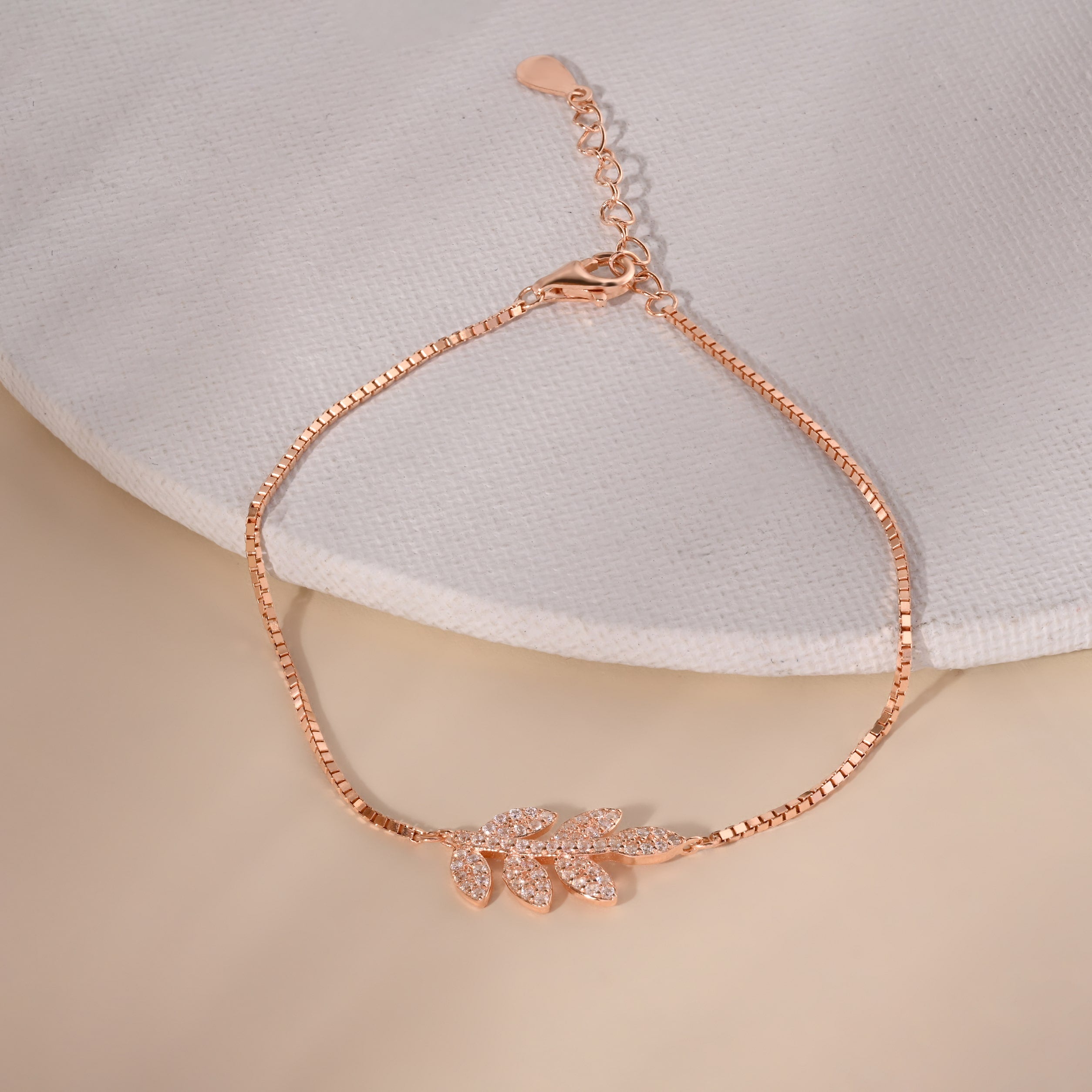 Stone Leaf Anklet
