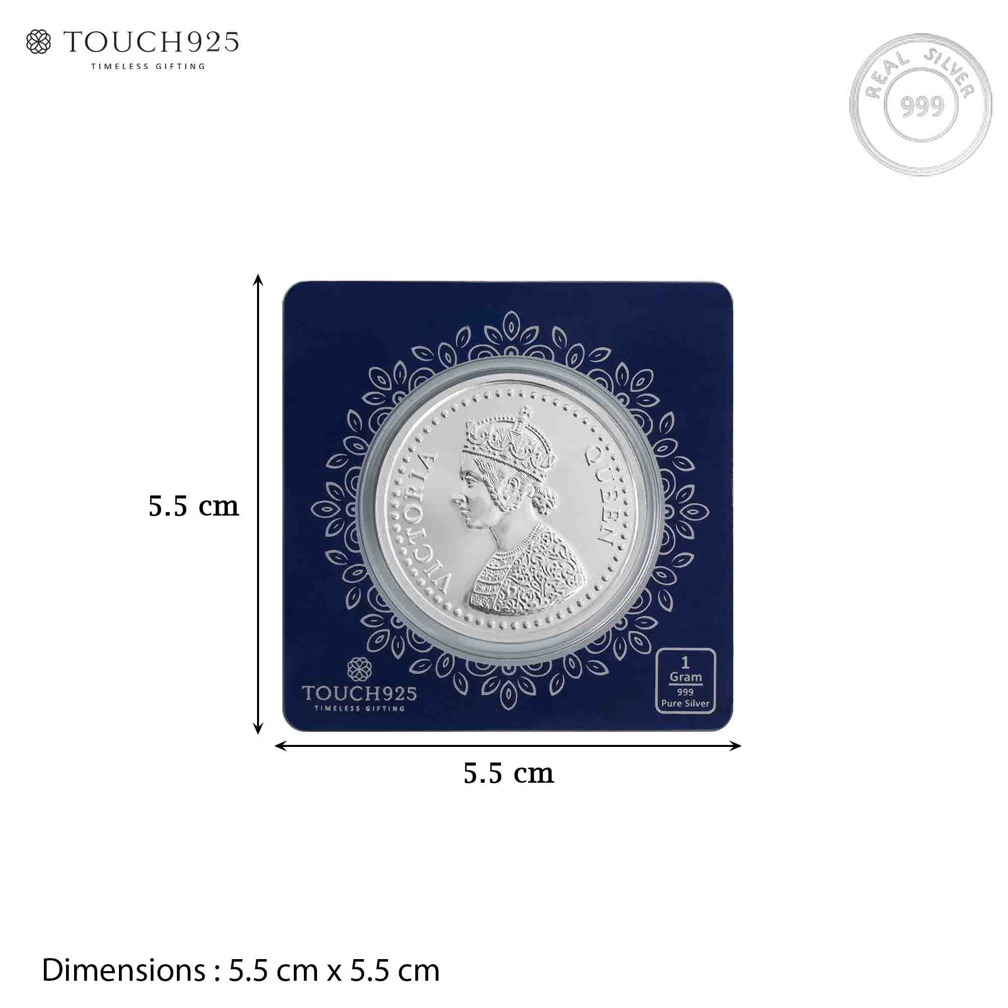 1g Queen Victoria 999 Silver Coin