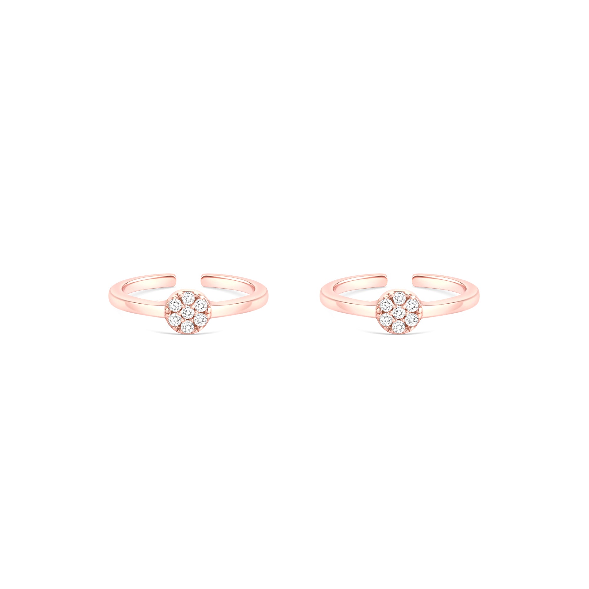 Floral Toe Ring