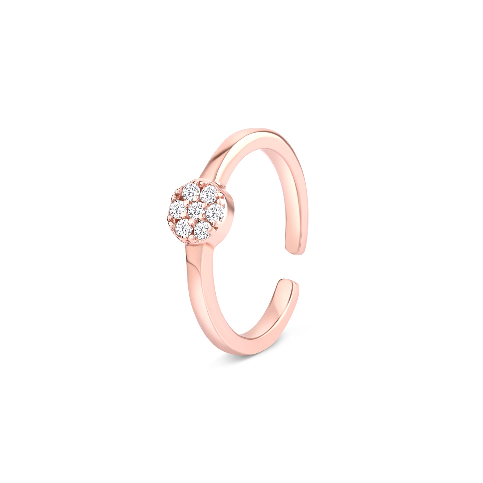Floral Toe Ring
