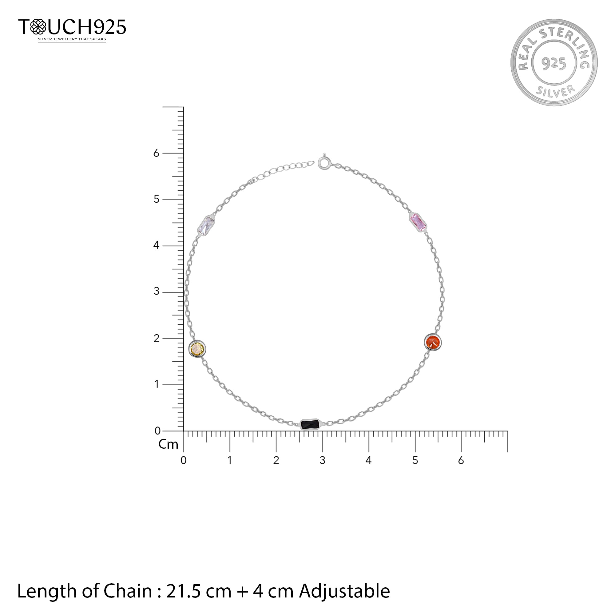 Beaded Charms Anklet