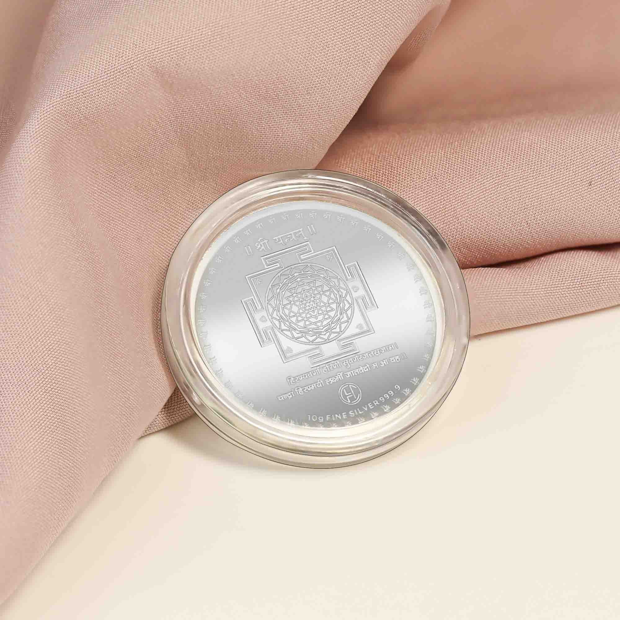 999 Silver Laxmi Ganesh Coin - 10g