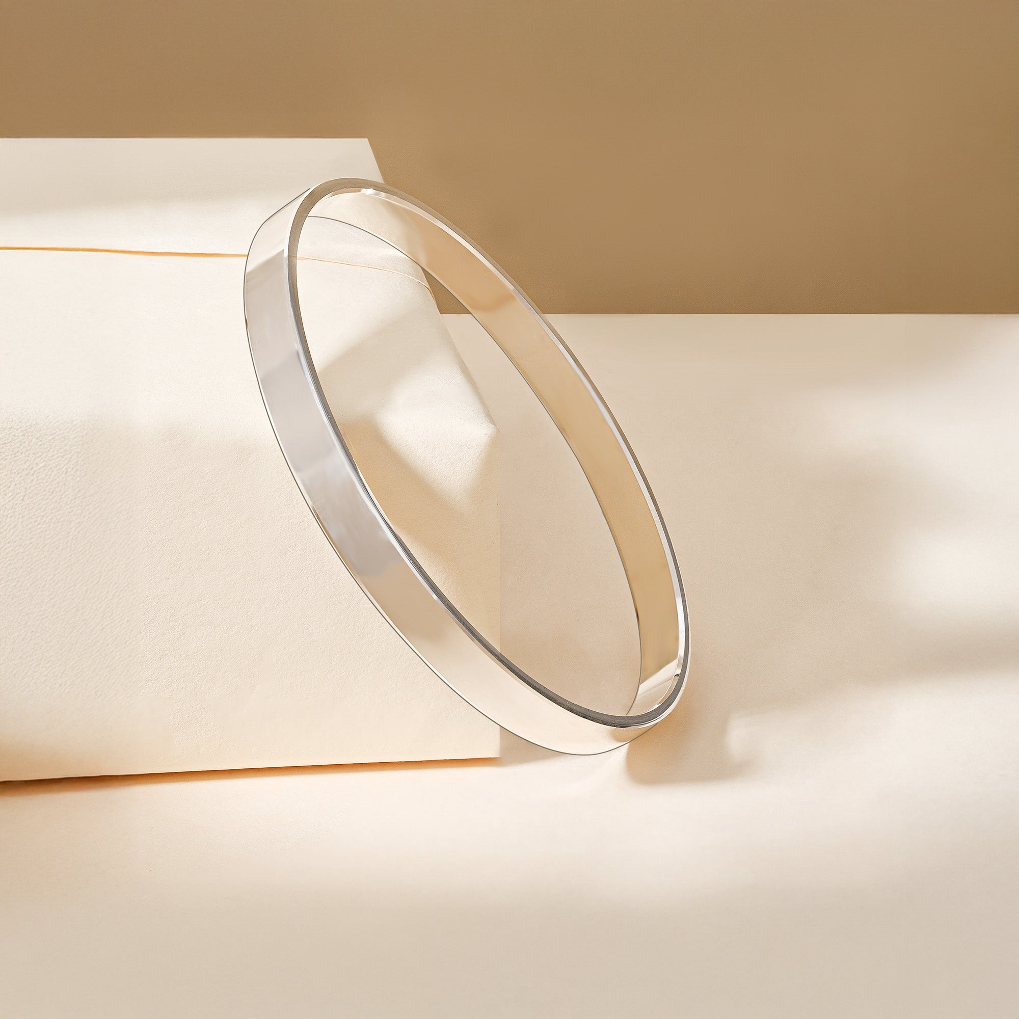 Sleek Men’s Silver Bracelet