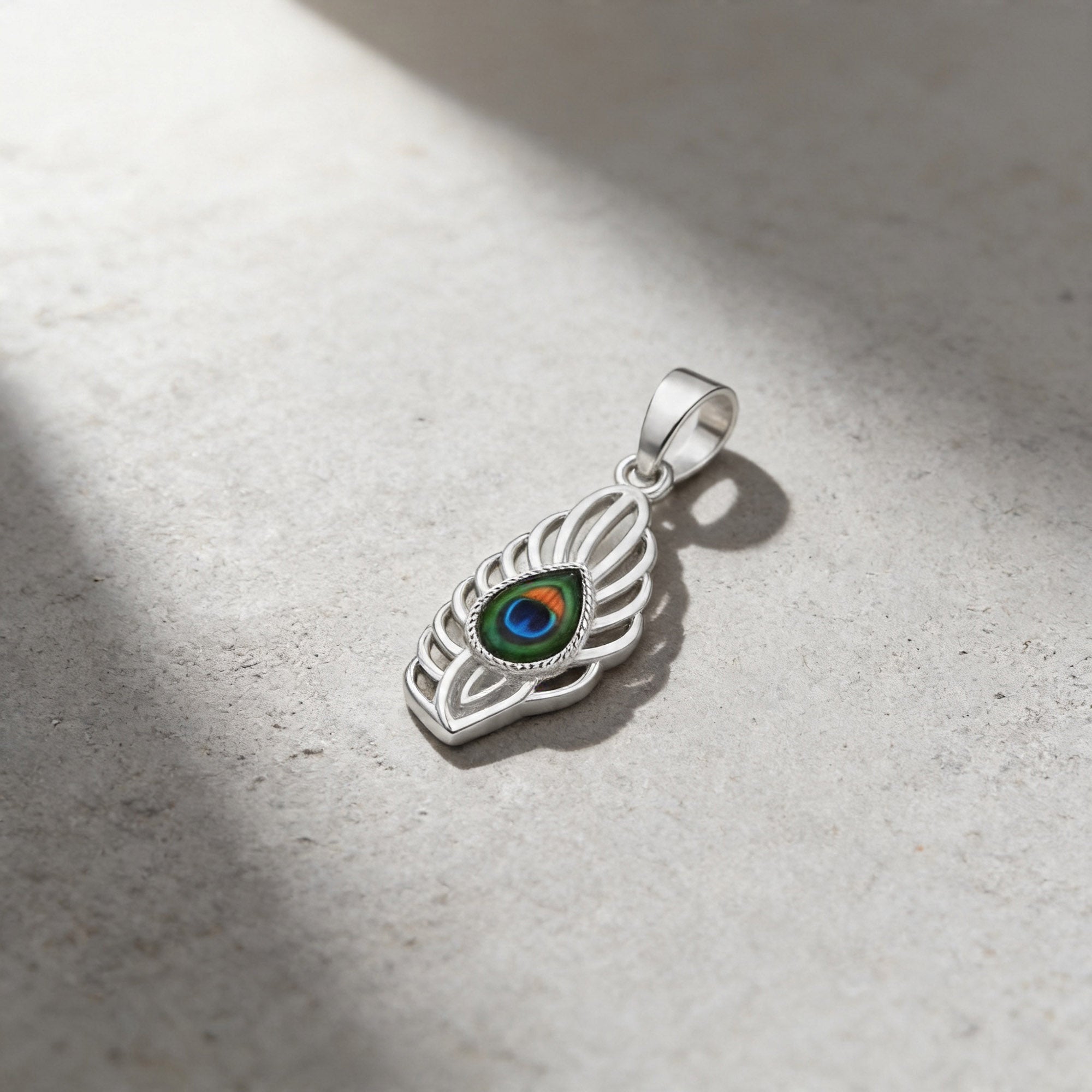 Artistic Peacock Pendant
