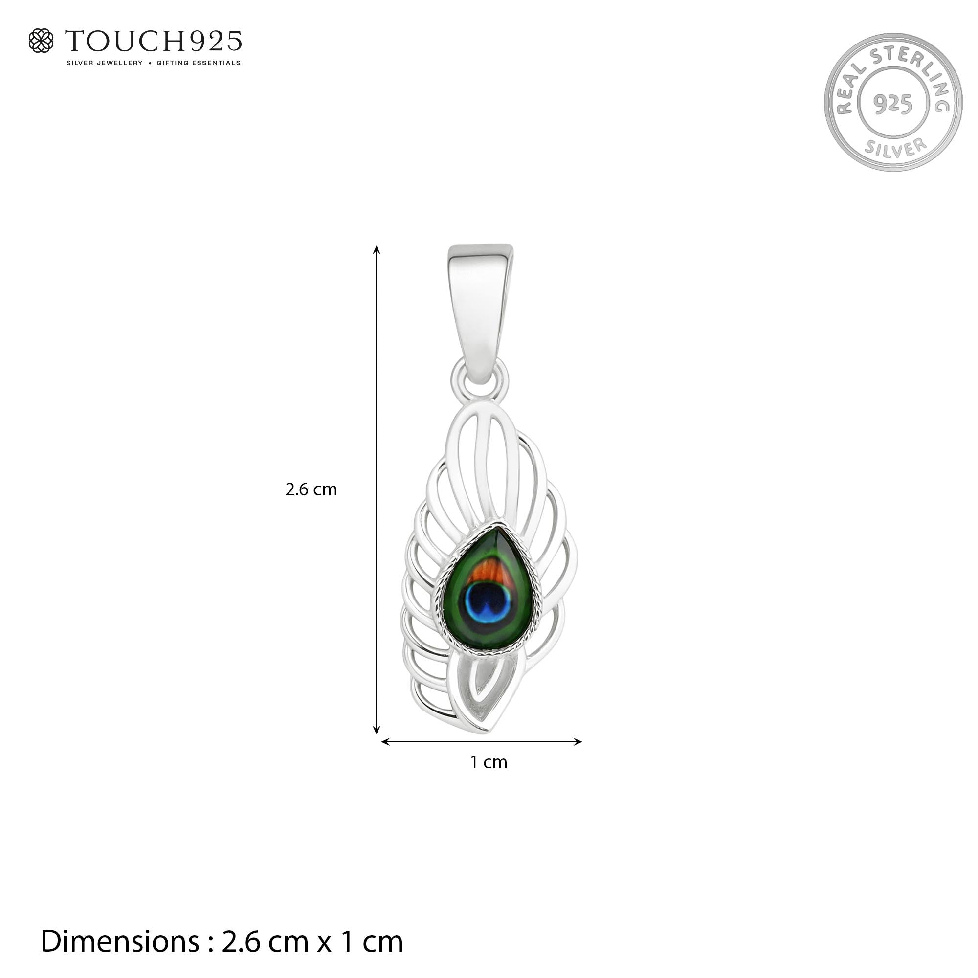 Artistic Peacock Pendant