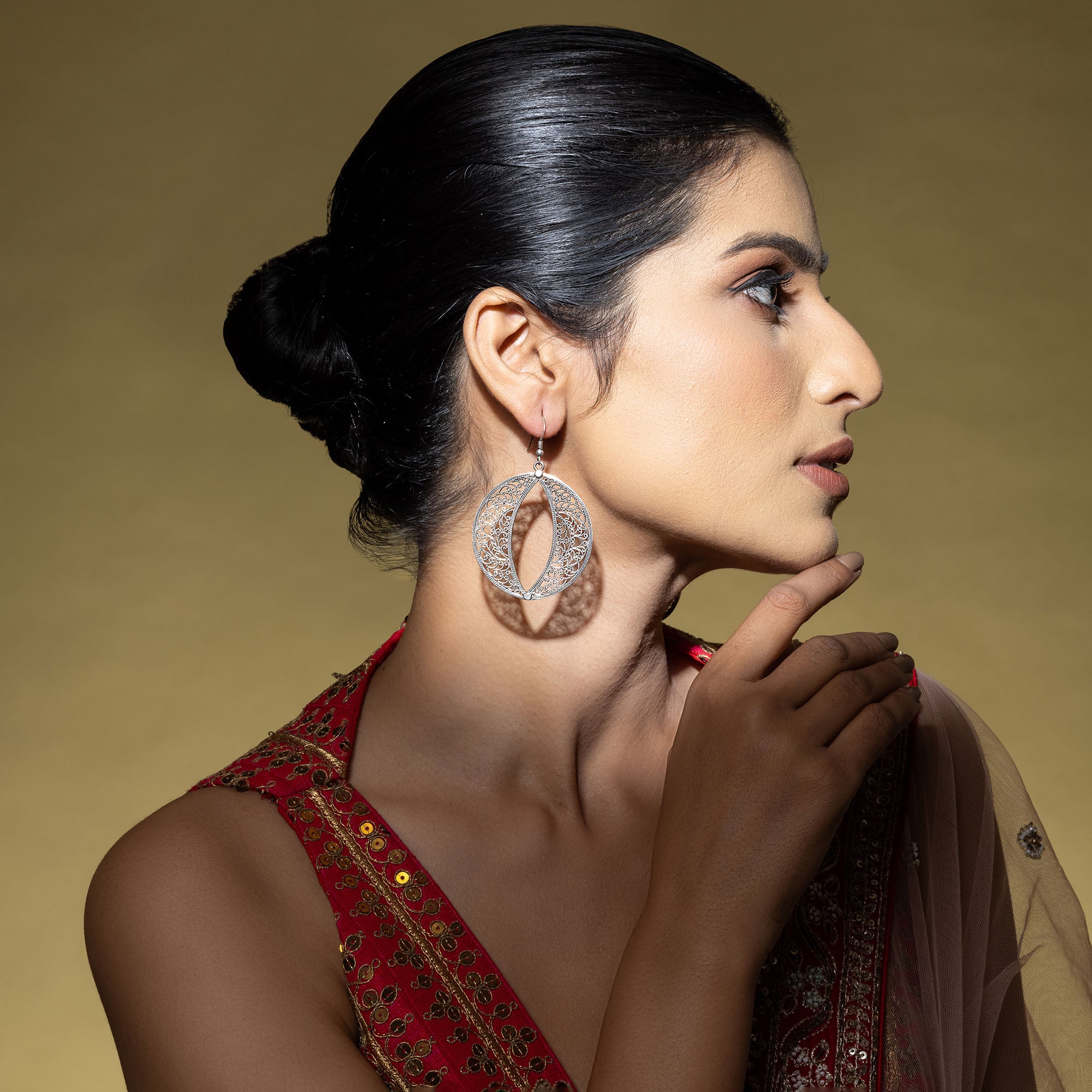Round Filigree Earrings