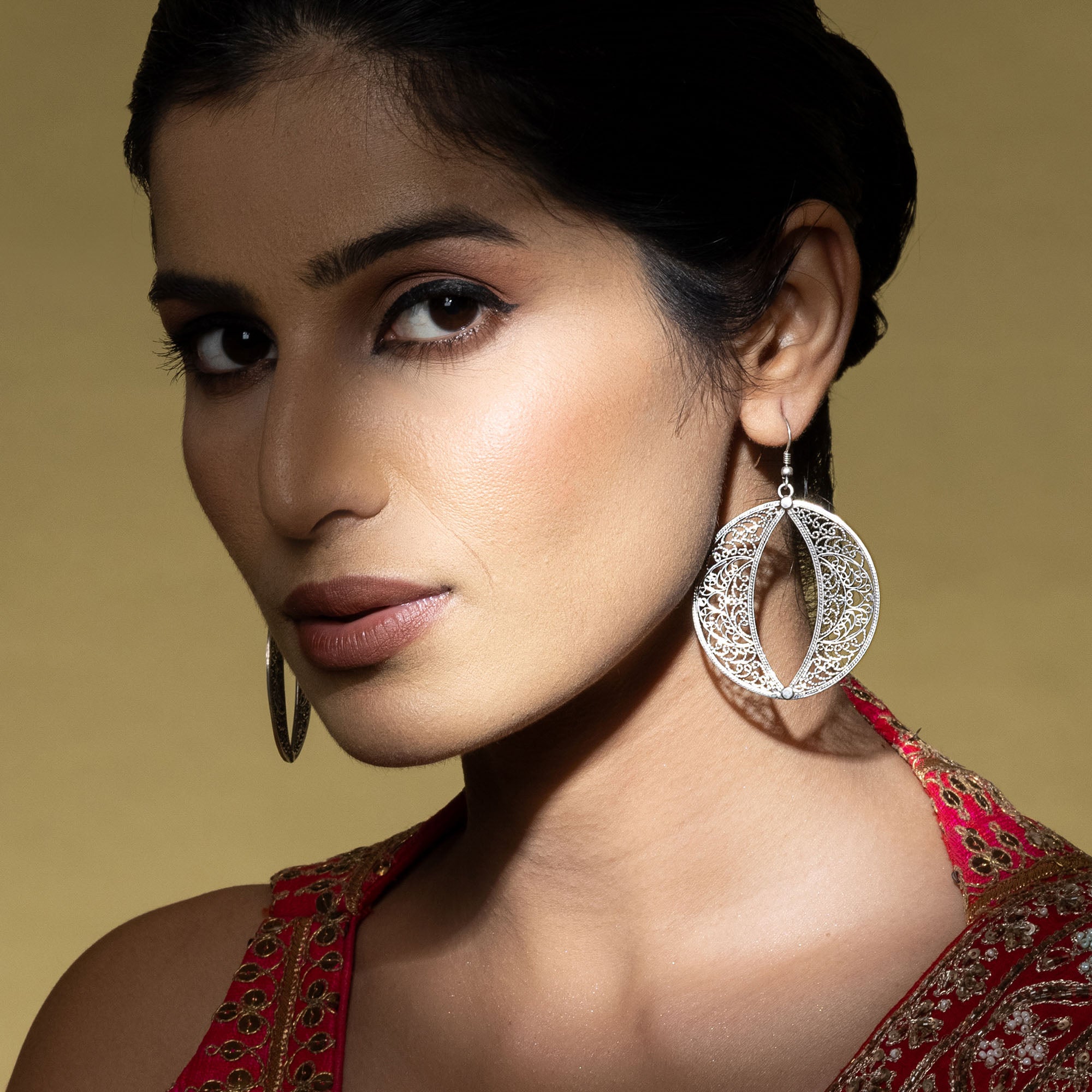 Round Filigree Earrings