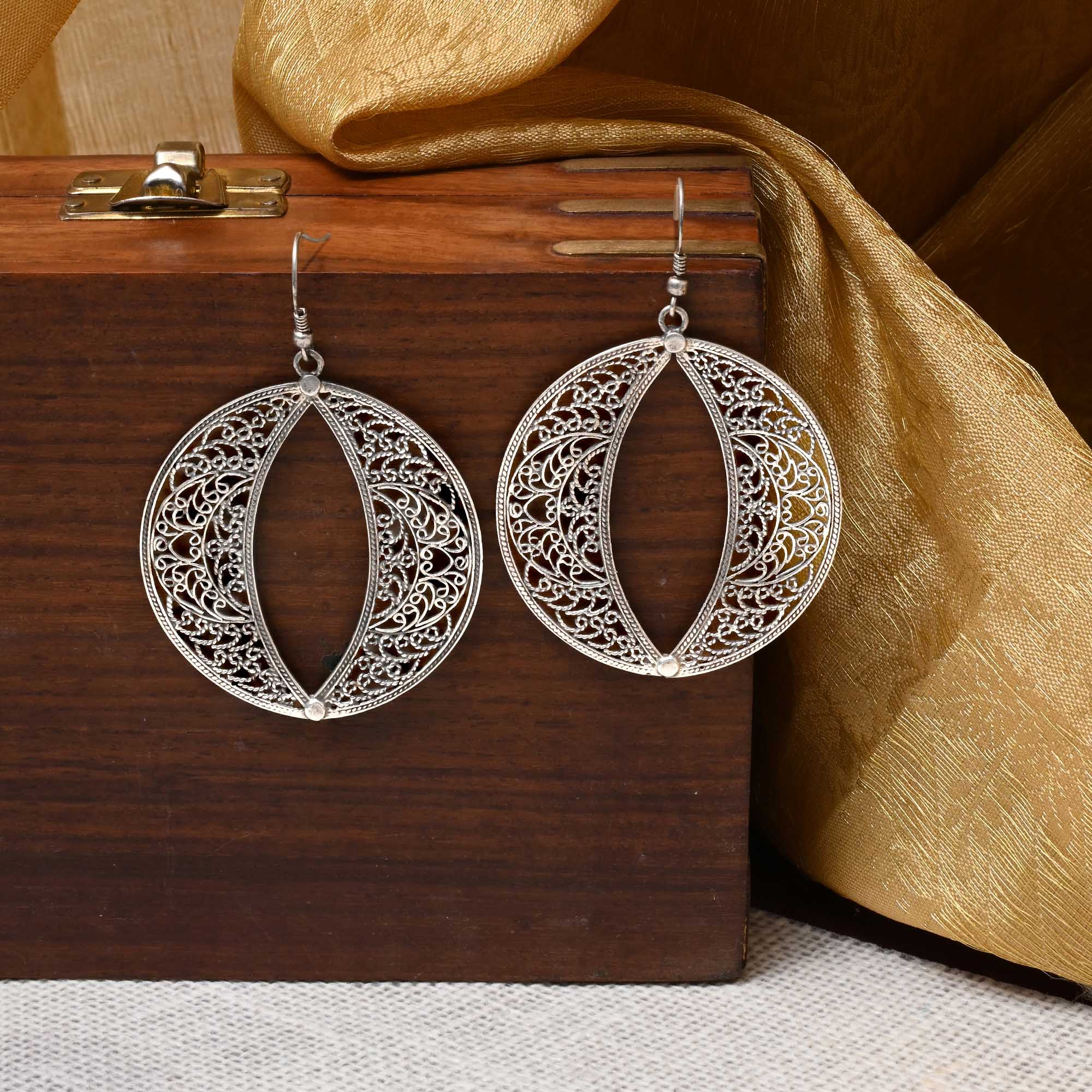 Round Filigree Earrings