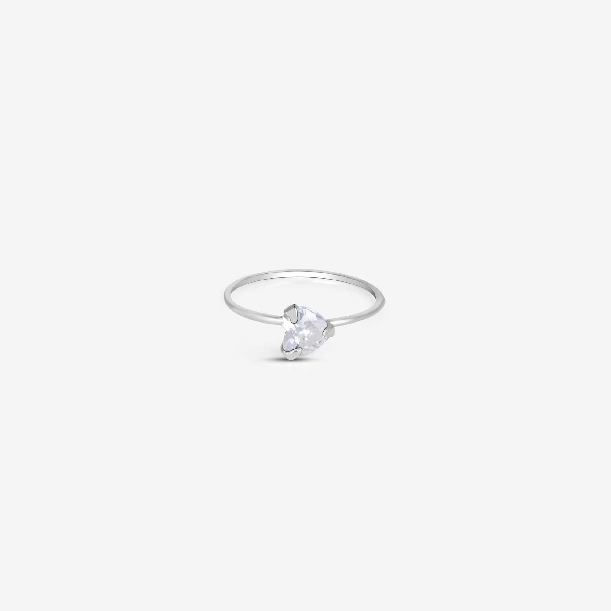 Heart Stone Nose Ring