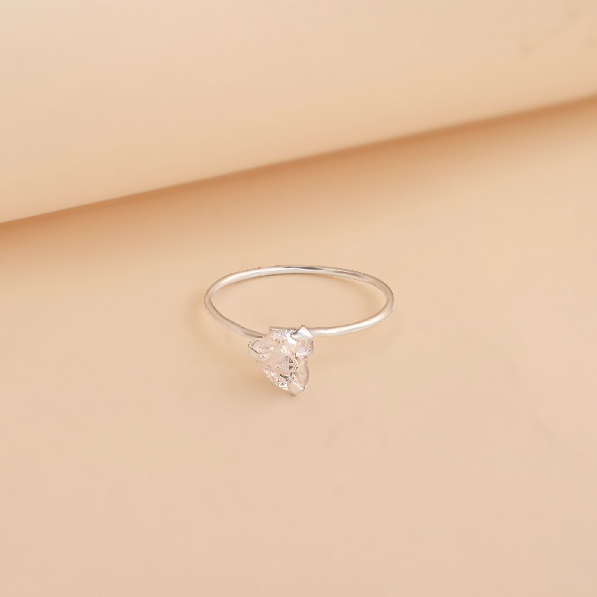 Heart Stone Nose Ring
