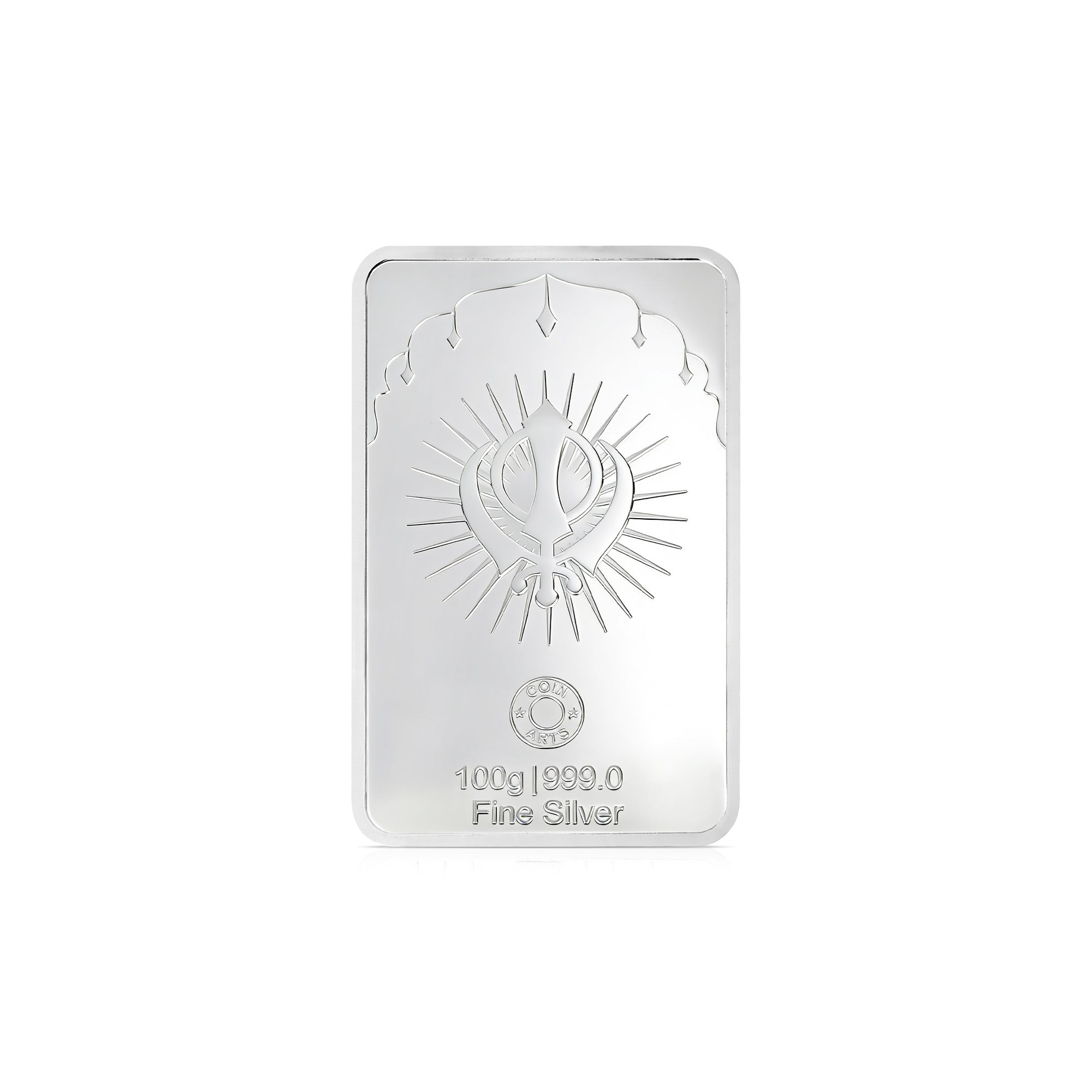 100g Guru Gobind 999 Silver Bar