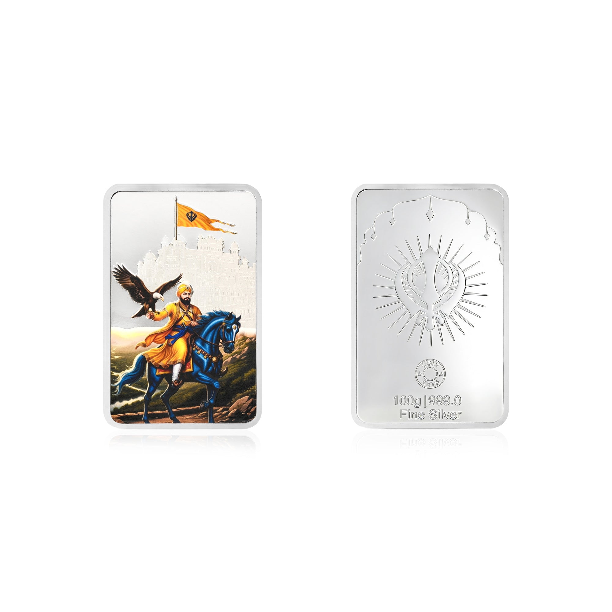 100g Guru Gobind 999 Silver Bar