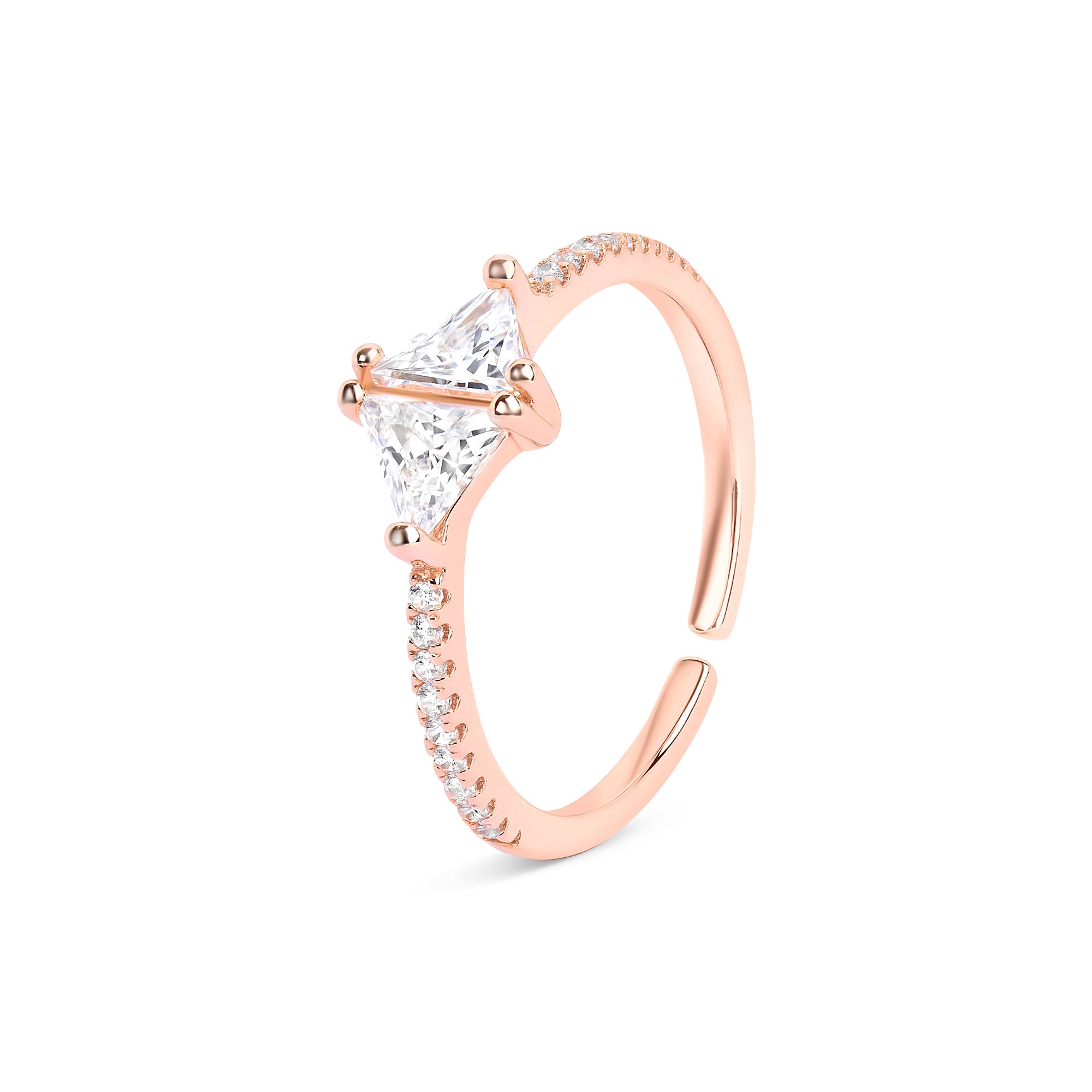 Prism Silver Toe Ring