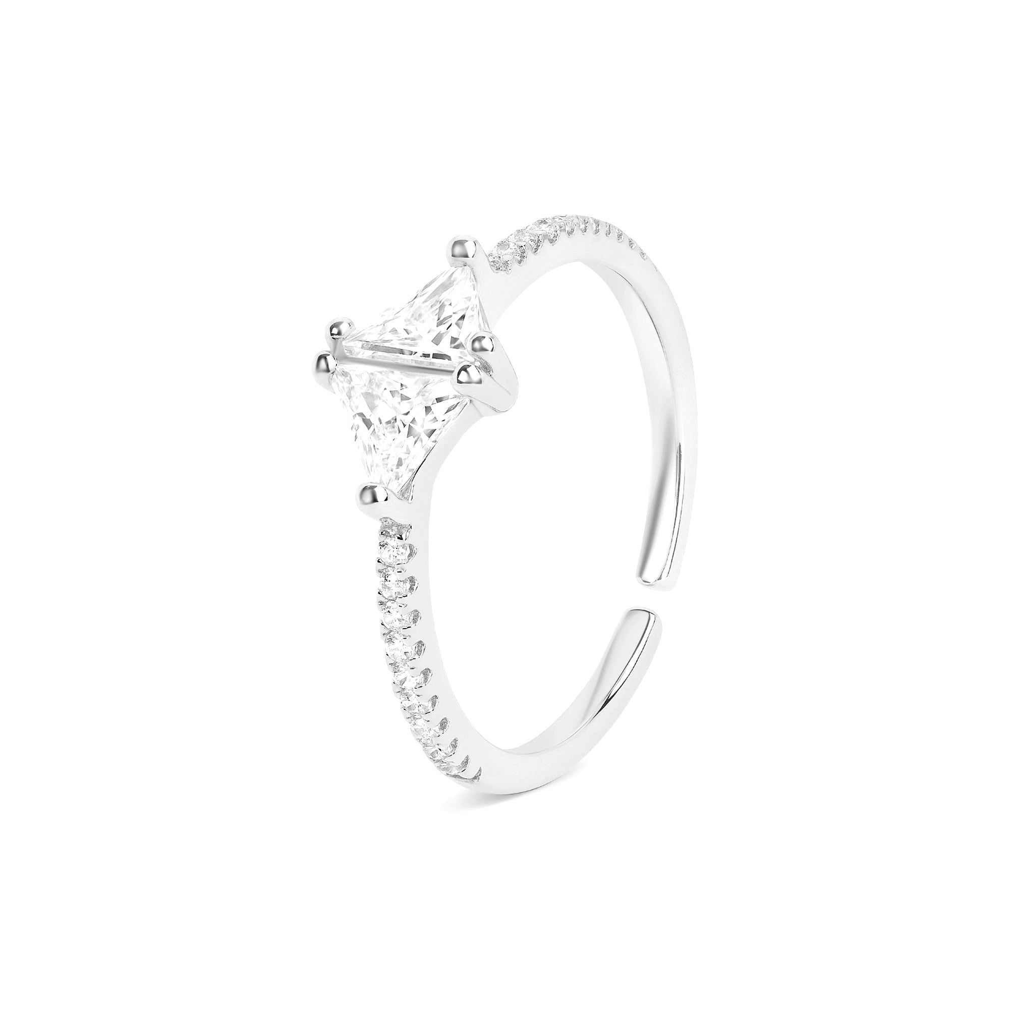 Prism Silver Toe Ring