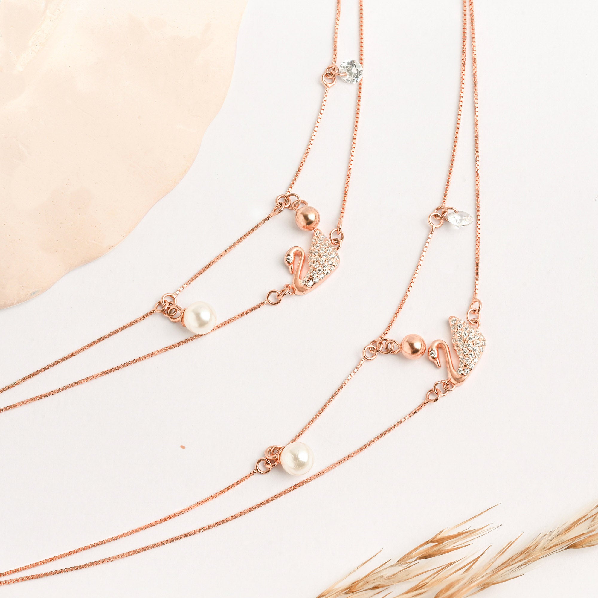 Elixir Swan Anklet