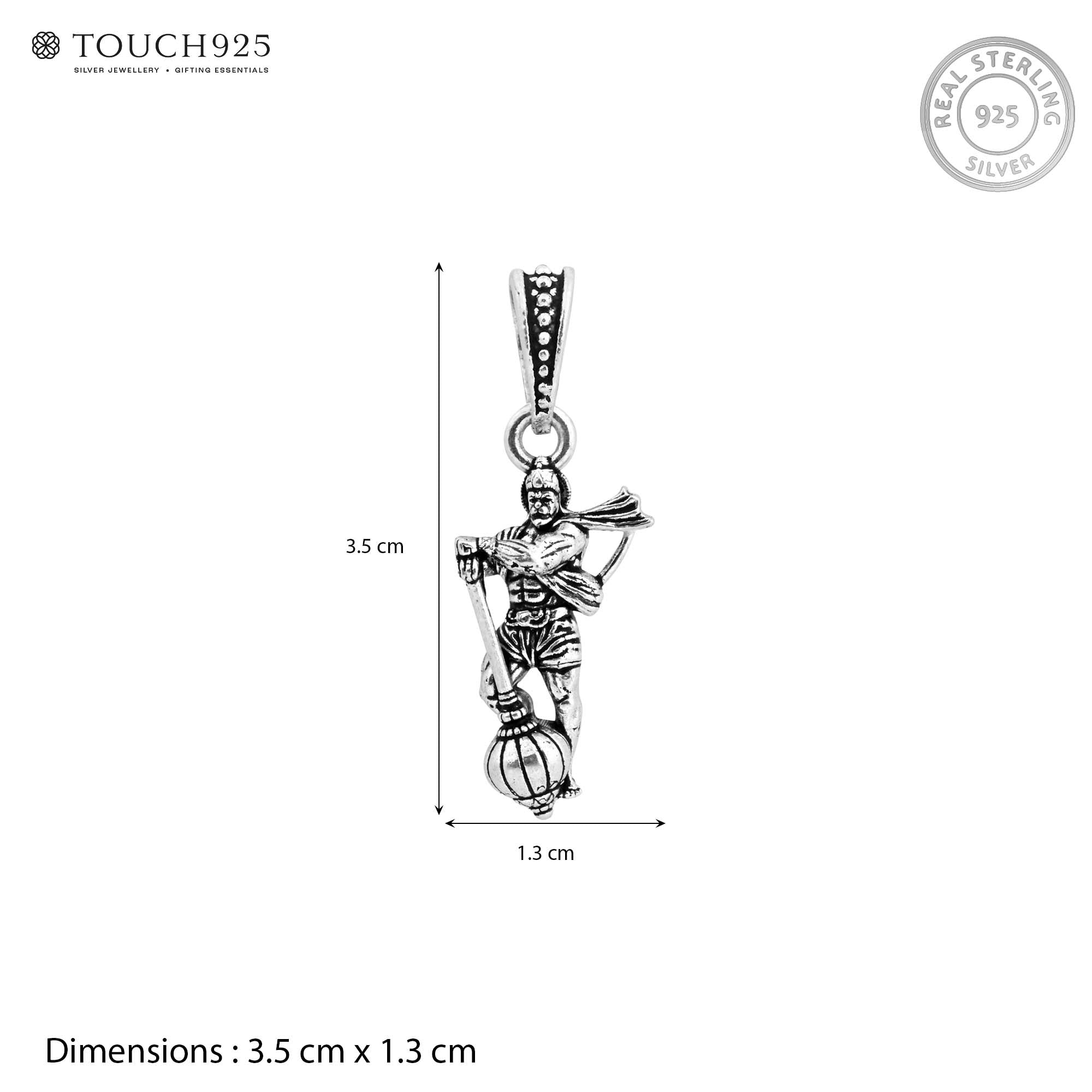 Mighty Hanuman Gada Pendant