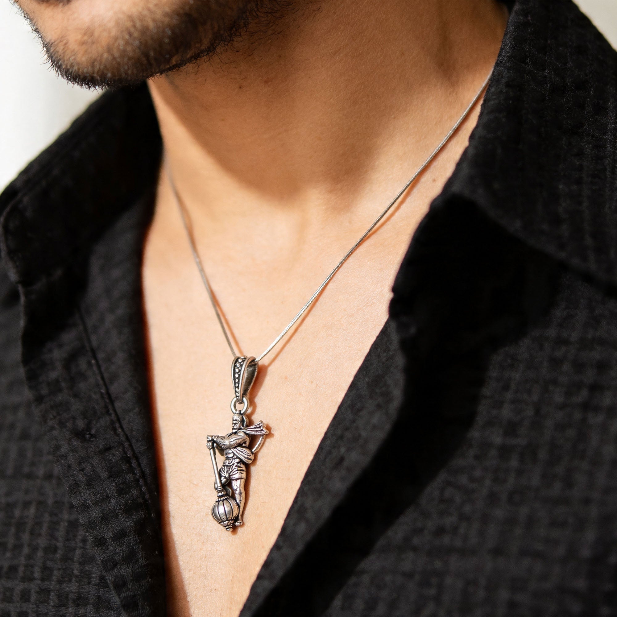 Mighty Hanuman Gada Pendant