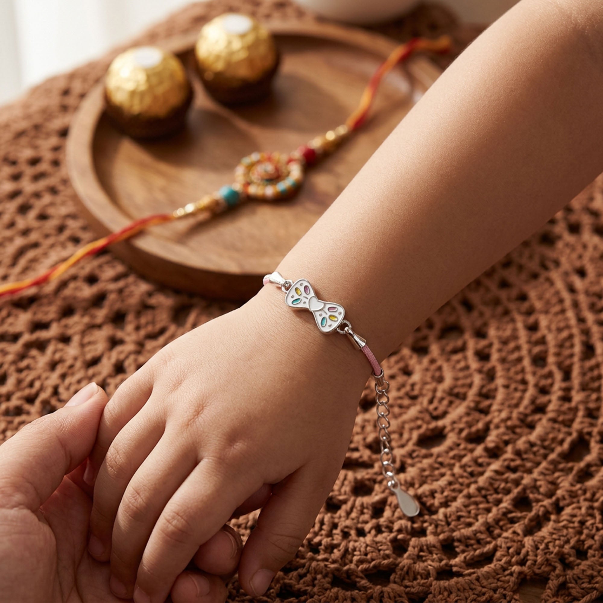 Colorful Bow Rakhi
