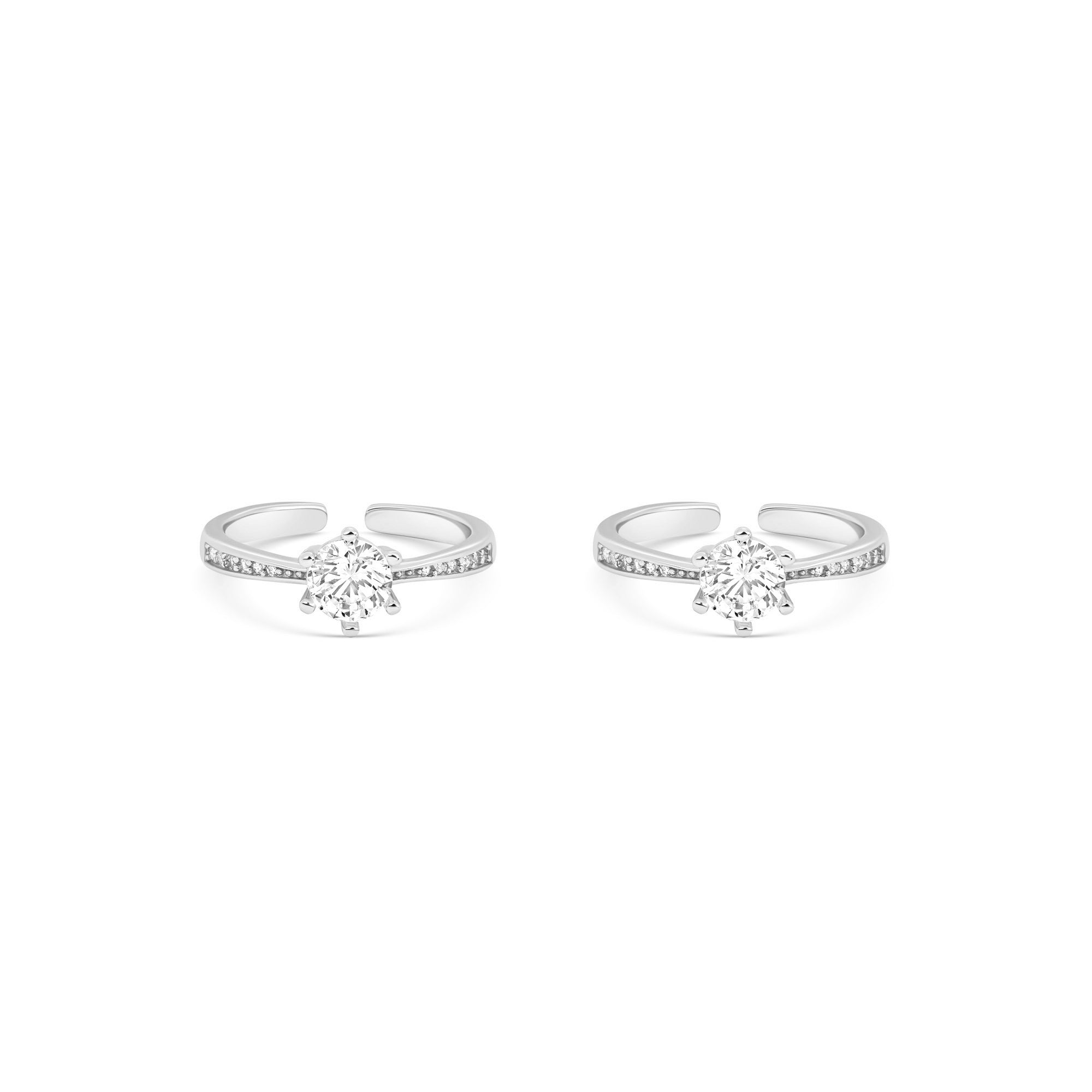Solaira Silver Toe Ring