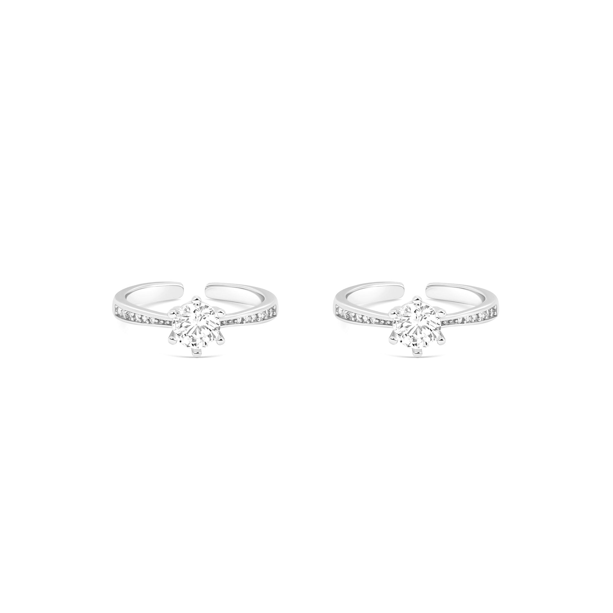 Solaira Silver Toe Ring