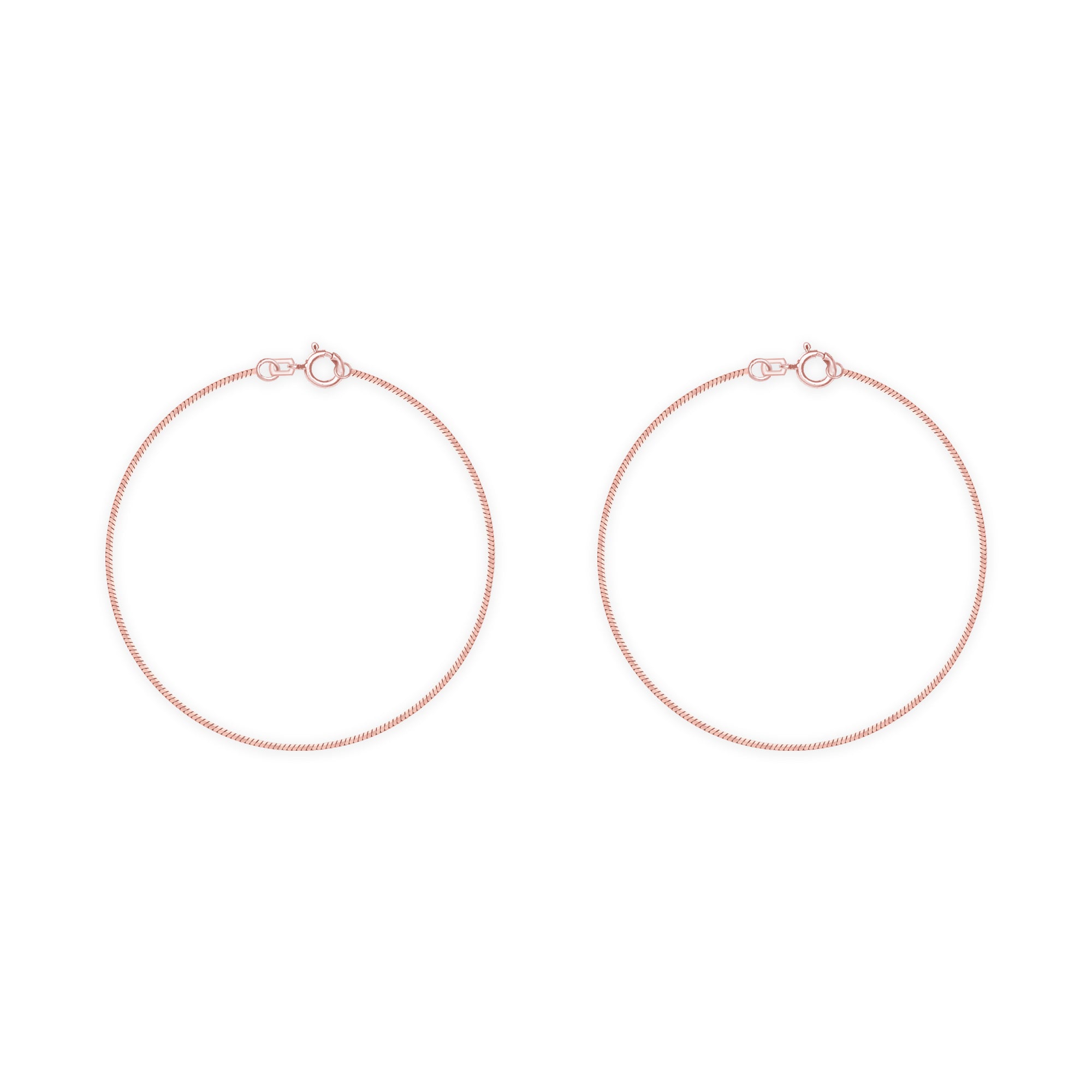 Gleam Line Silver Anklet