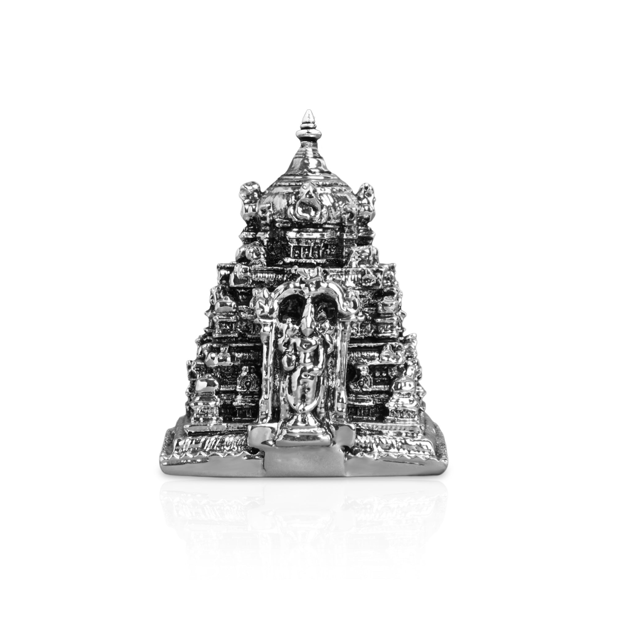 999 Silver Balaji Temple Miniature