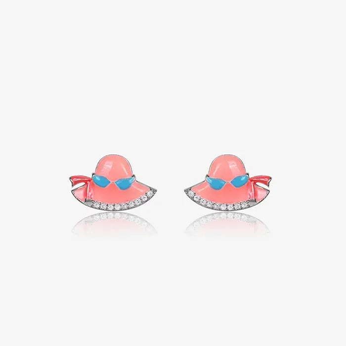 Pink Hat Pendant Set - Touch925