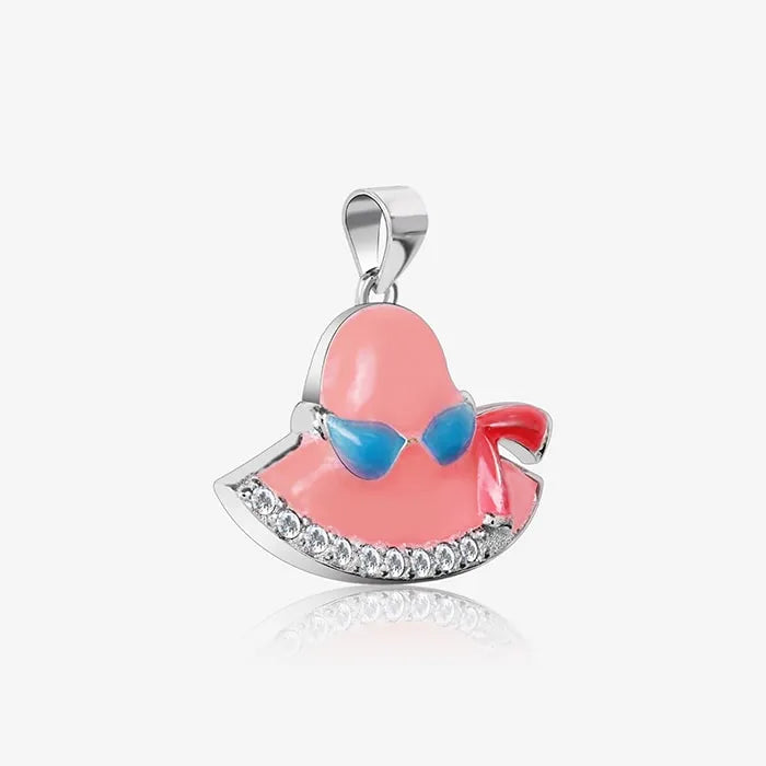 Pink Hat Pendant Set - Touch925